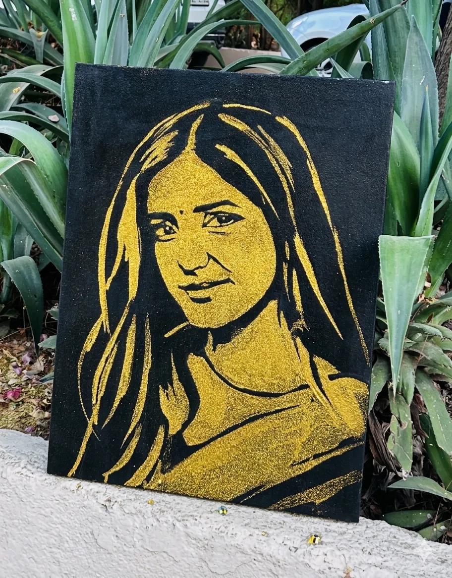 Luxury Glitter Shimmer Portrait by Artovia Events