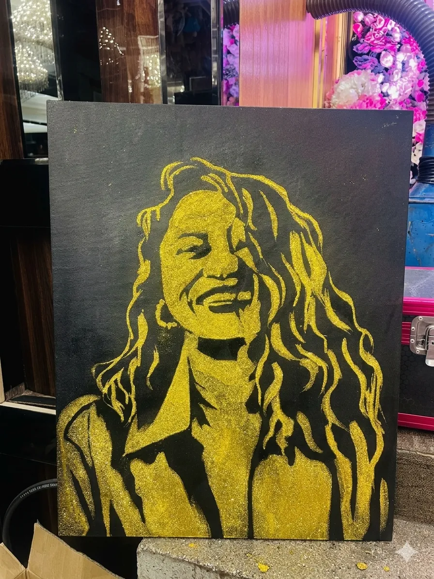 Luxury Glitter Portrait by Artovia Events